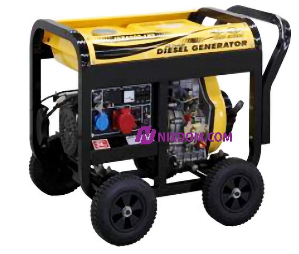 Open Type Air Cooled Diesel Generator Set 7.5KW